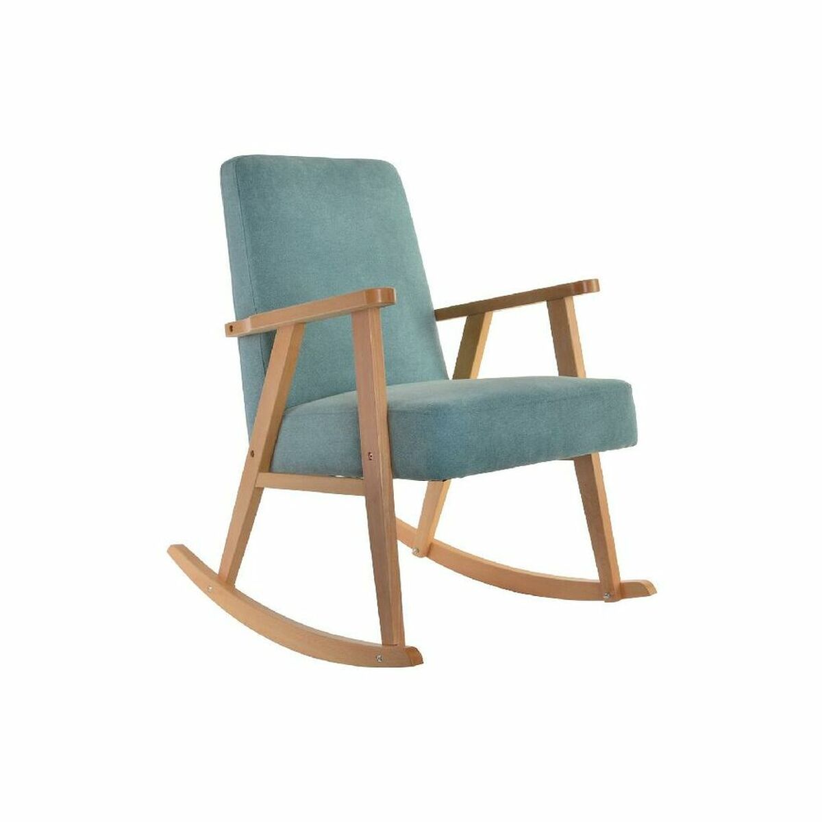 Gugalnik Home Decor 54,3 x 87 x 88 cm Natural Turquoise Beech ZADNJI KOSI!!