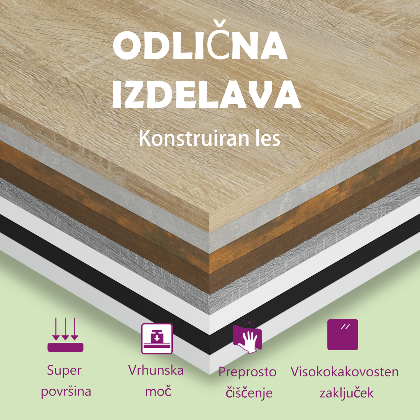 Kotna (vrtljiva) pisalna miza 200x50x76 cm - črna