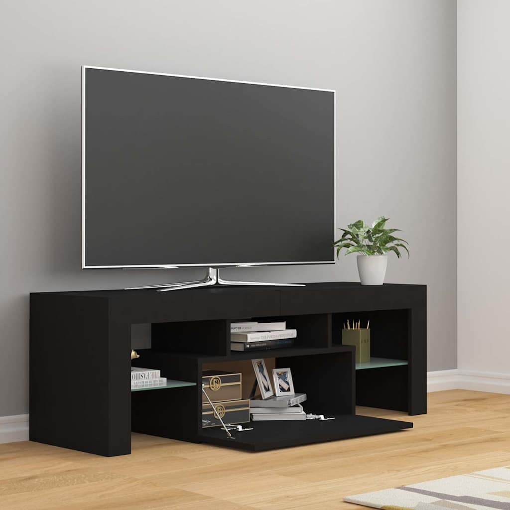 TV omarica z LED lučkami 120x35x40 cm