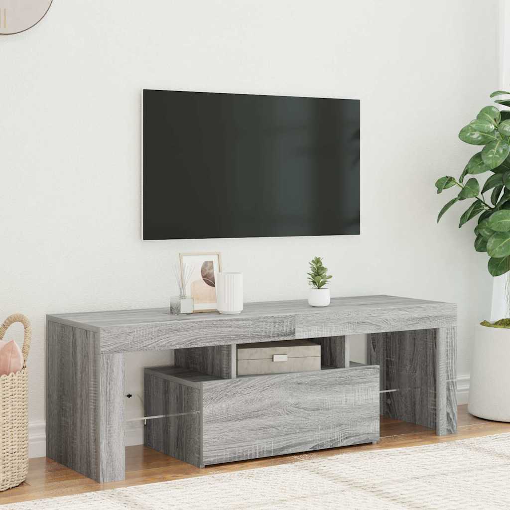 TV omarica z LED lučkami 120x35x40 cm