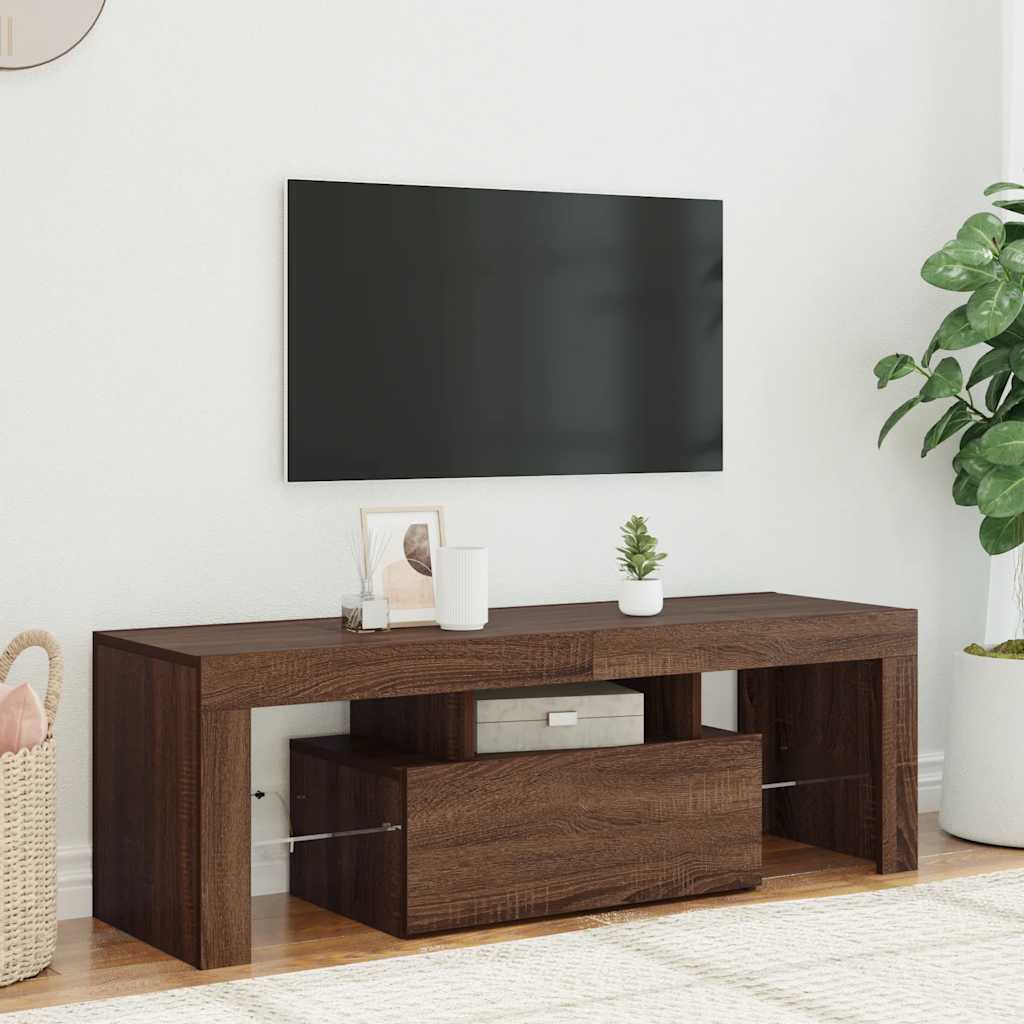 TV omarica z LED lučkami 120x35x40 cm