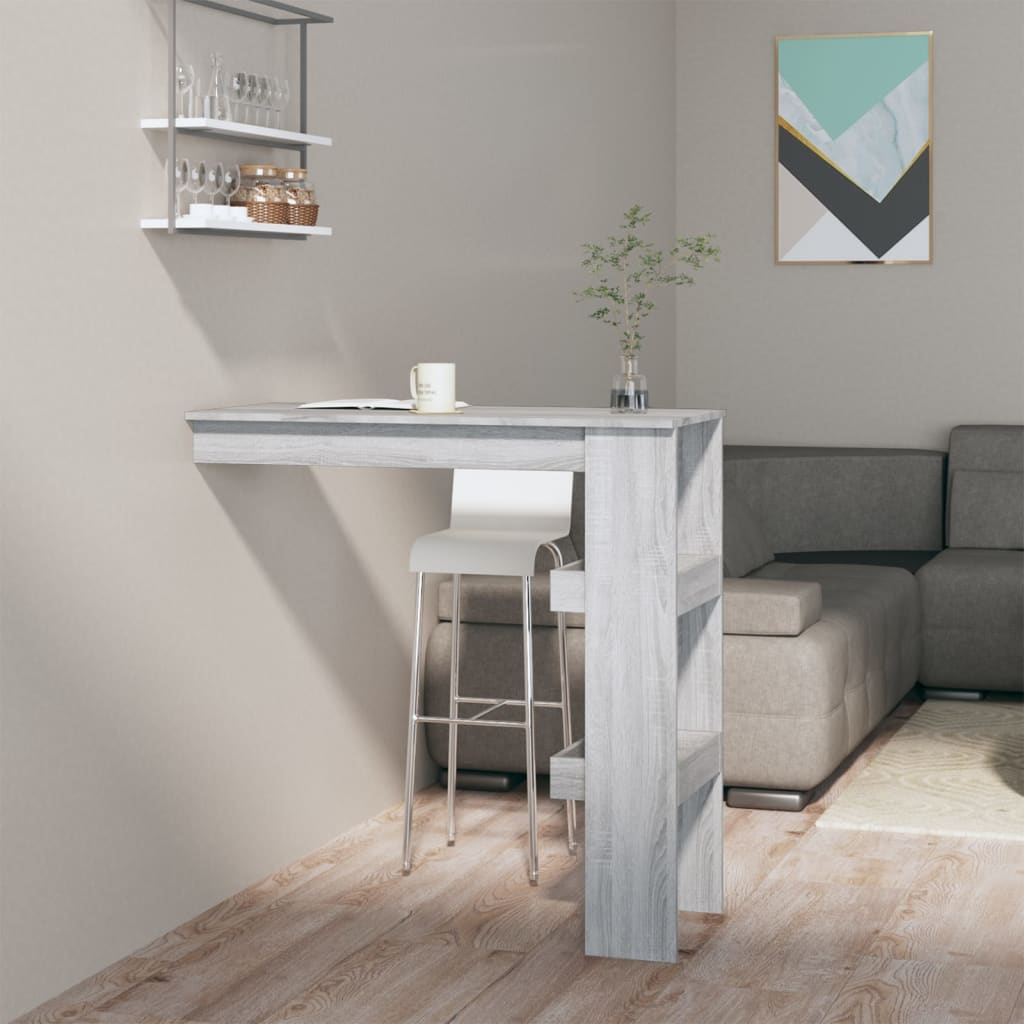 Stenska barska miza 102x45x103,5 cm konstruiran les