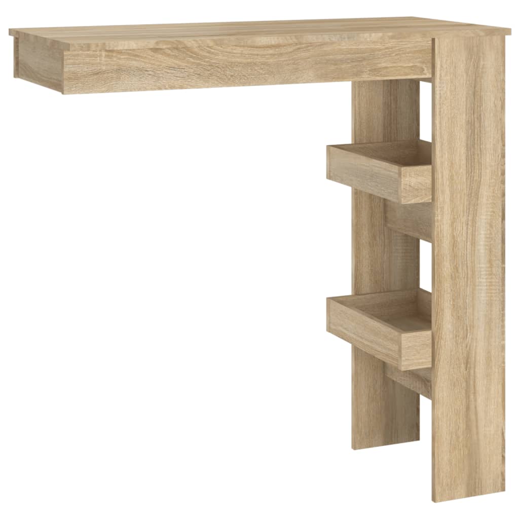 Stenska barska miza 102x45x103,5 cm konstruiran les