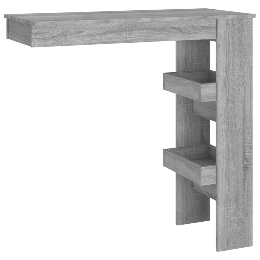 Stenska barska miza 102x45x103,5 cm konstruiran les