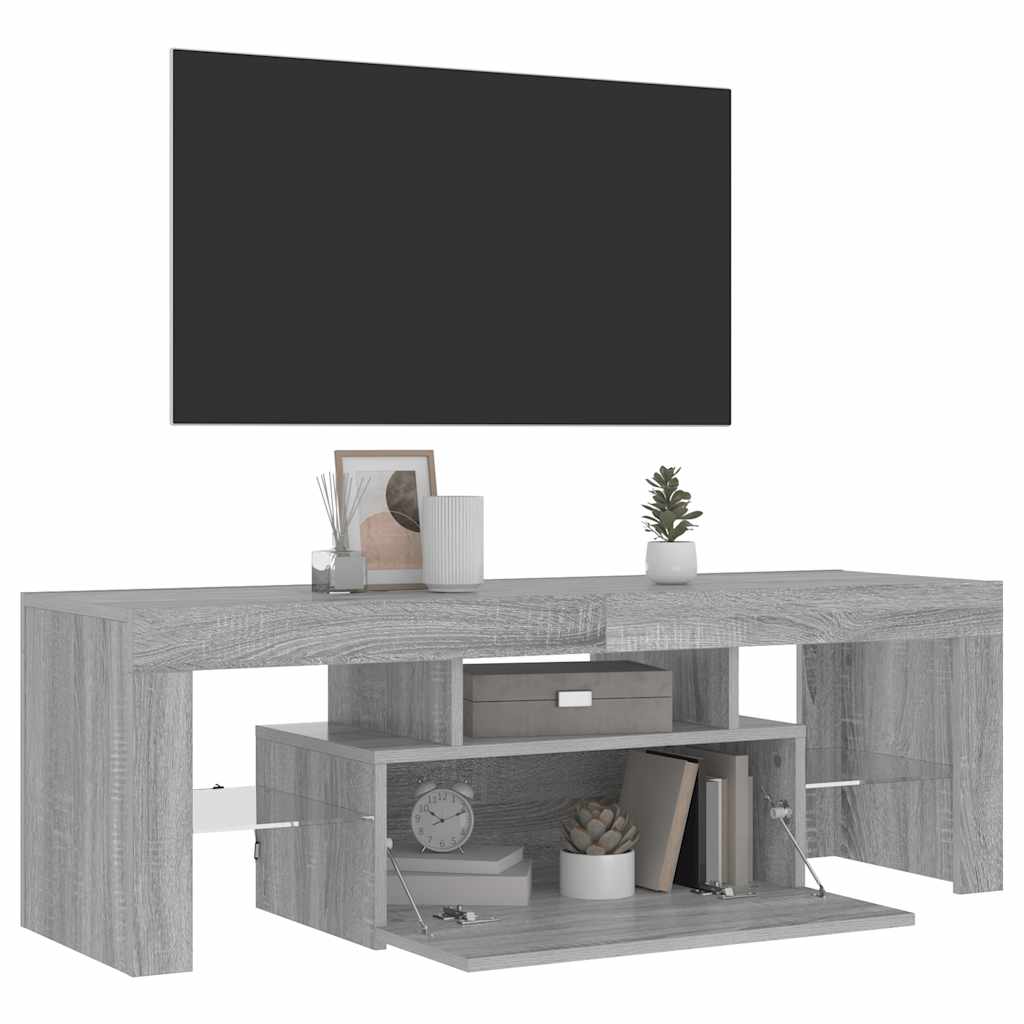 TV omarica z LED lučkami 120x35x40 cm