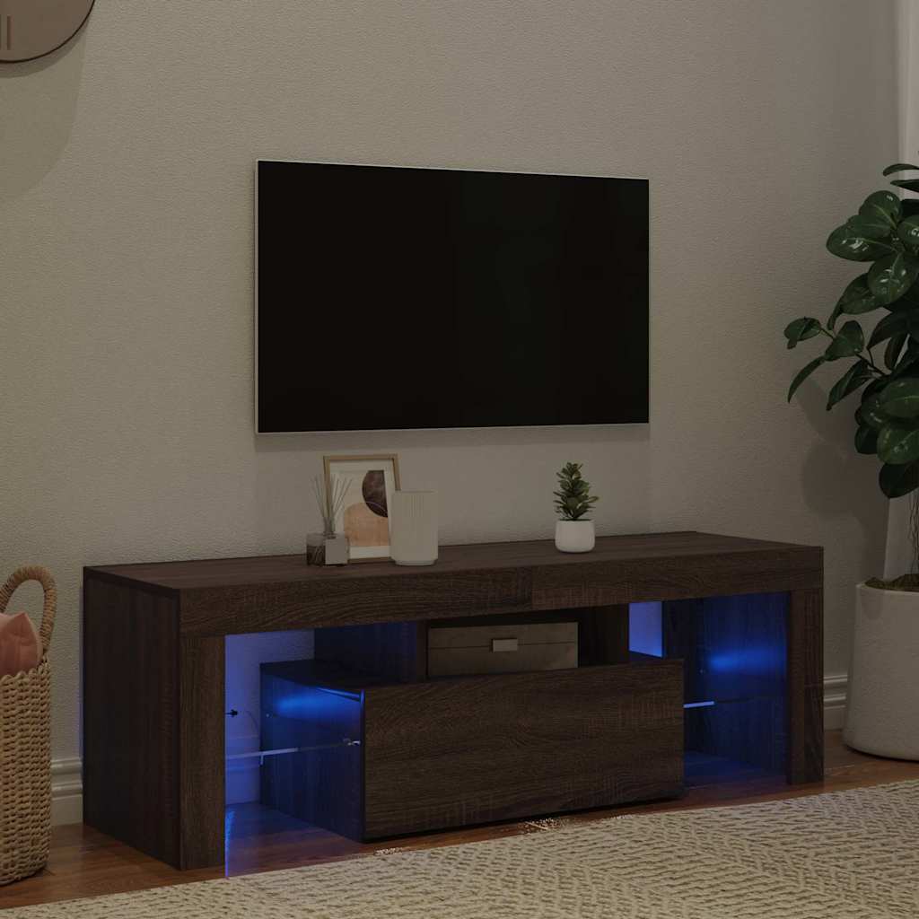 TV omarica z LED lučkami 120x35x40 cm