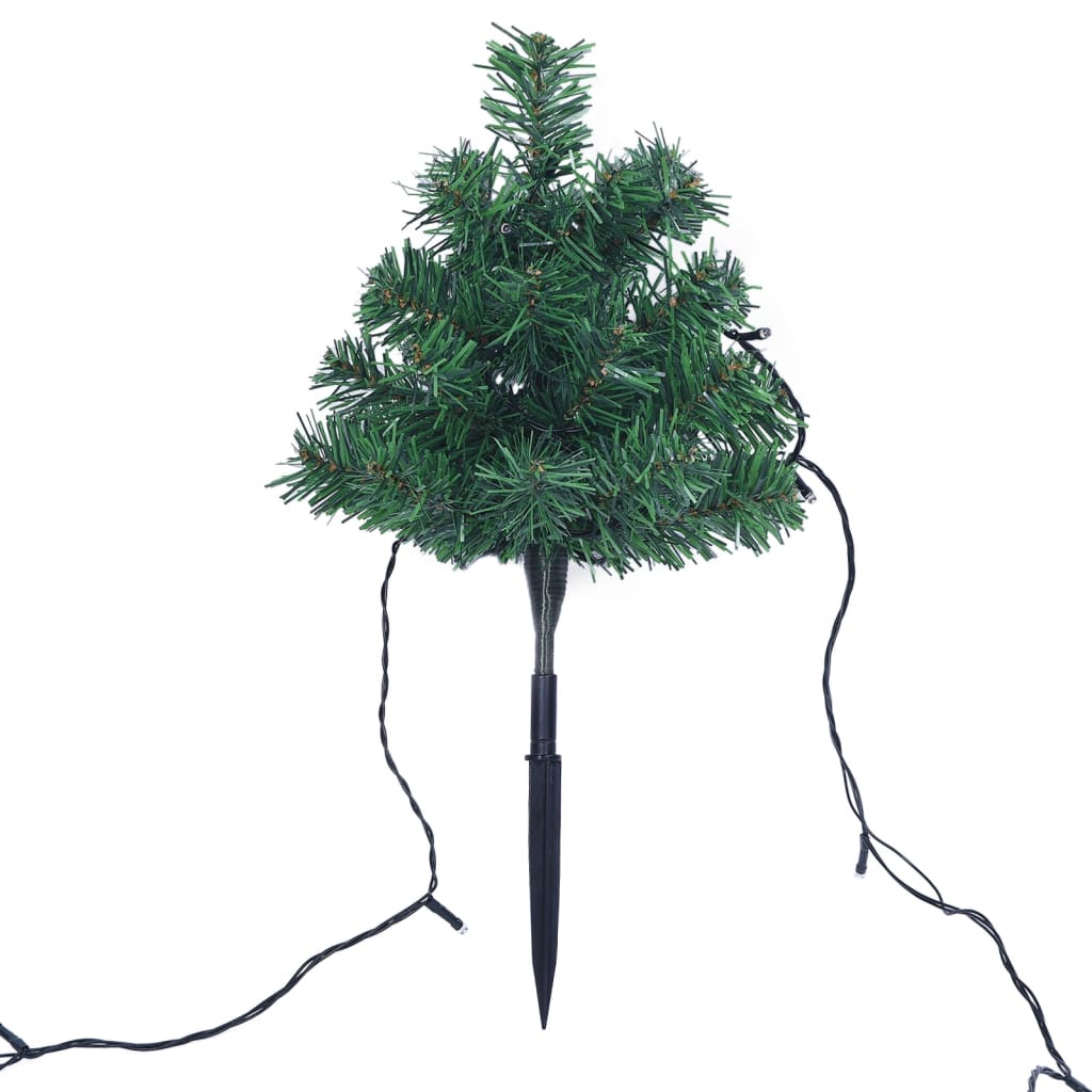 MiniDom Novoletne mini jelke ob poti 6 kosov 45 cm LED