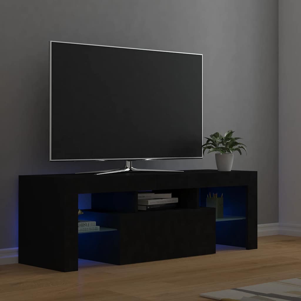 TV omarica z LED lučkami 120x35x40 cm