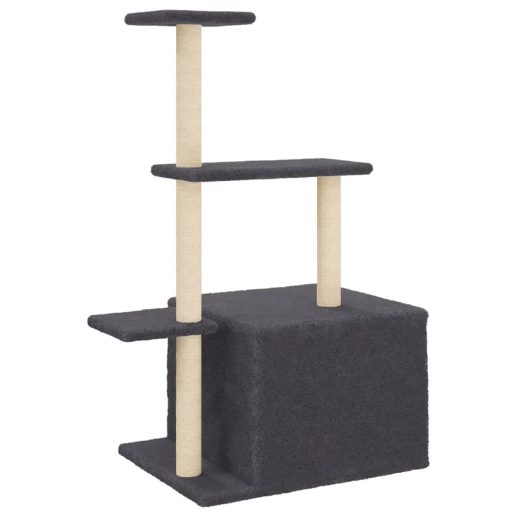 Mačje drevo s praskalniki iz sisala - 110 cm