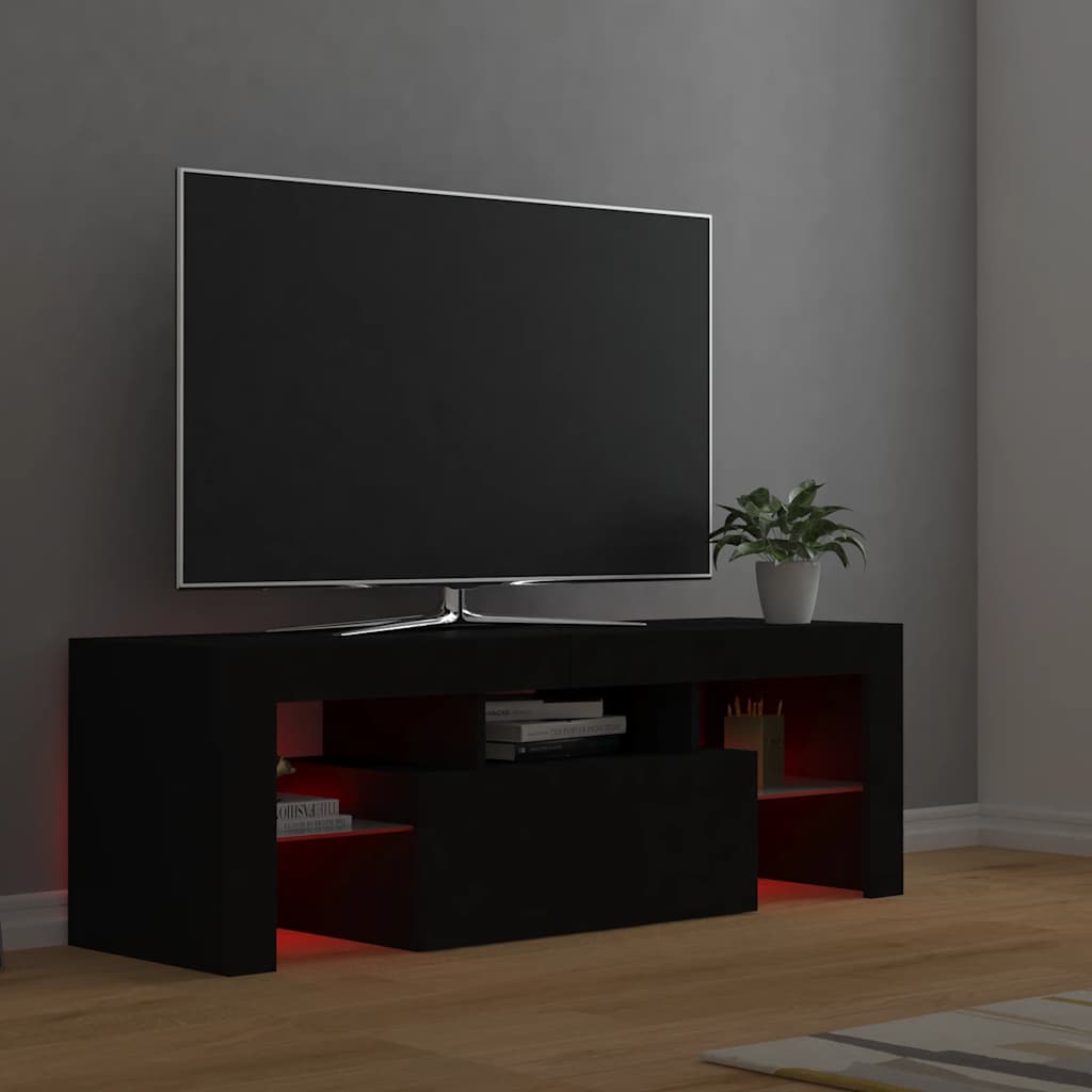 TV omarica z LED lučkami 120x35x40 cm