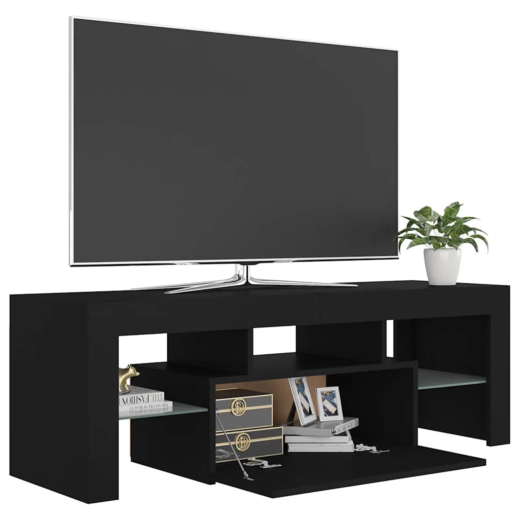 TV omarica z LED lučkami 120x35x40 cm