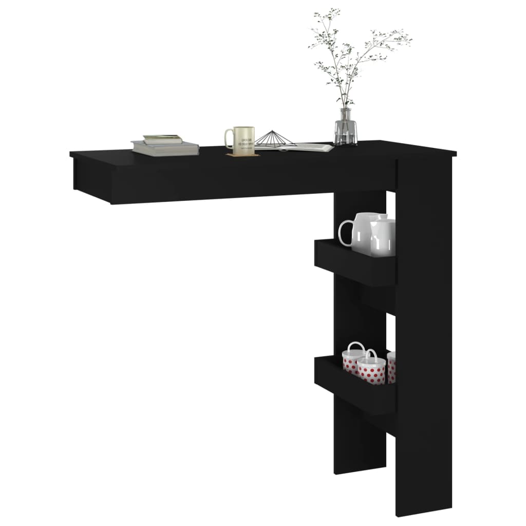 Stenska barska miza 102x45x103,5 cm konstruiran les