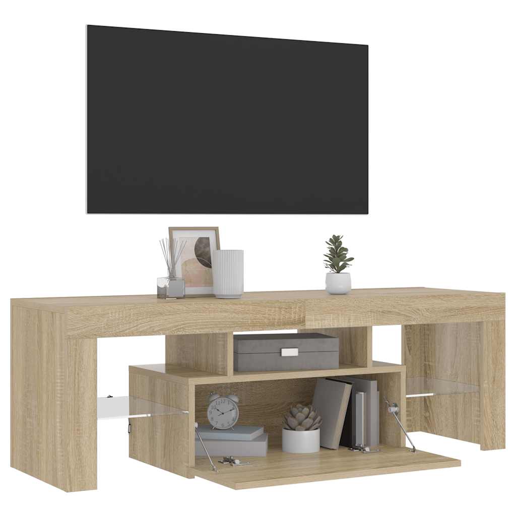 TV omarica z LED lučkami 120x35x40 cm