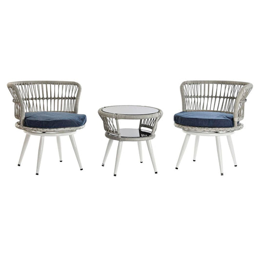 Namizni set z 2 naslanjačema Home Decor
