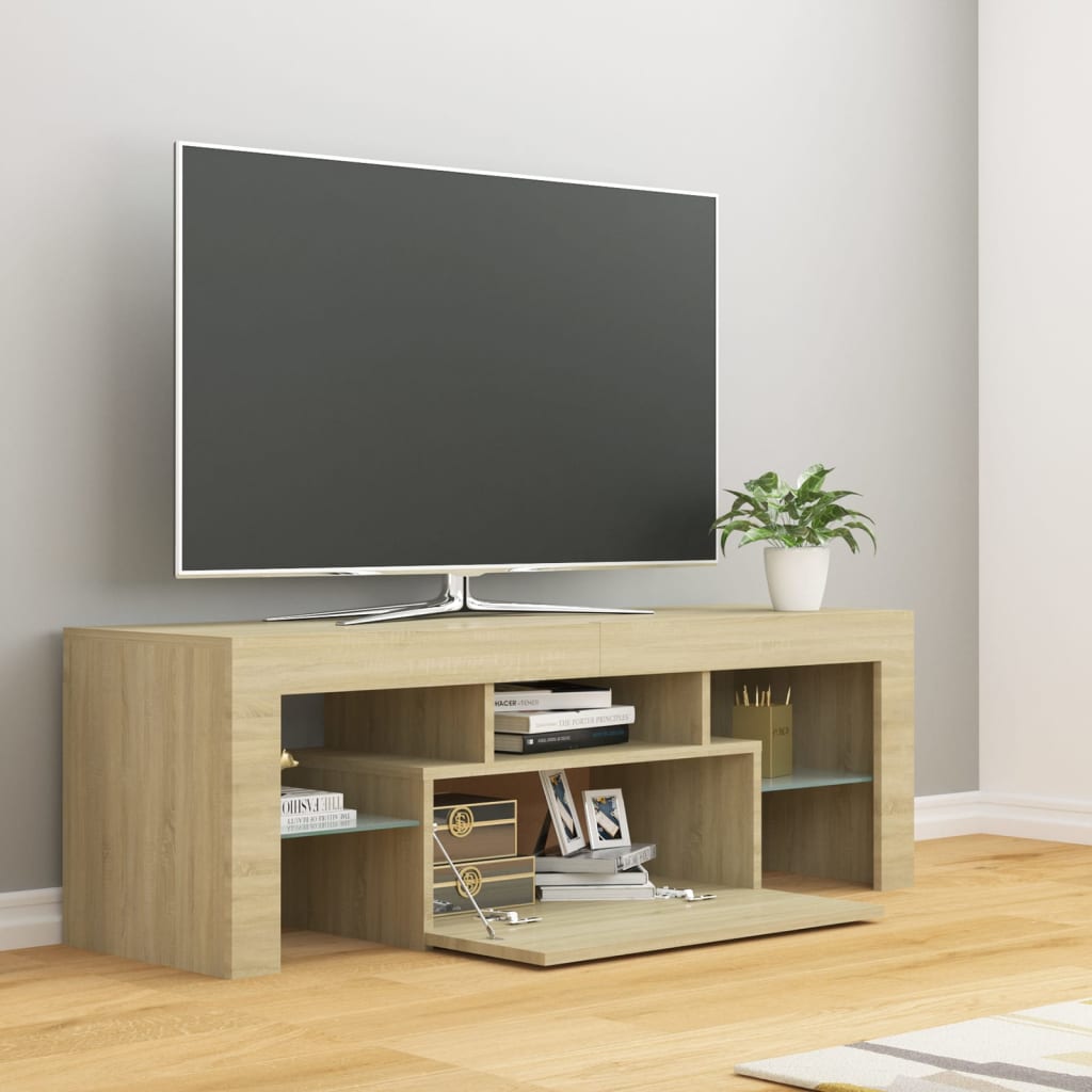 TV omarica z LED lučkami 120x35x40 cm